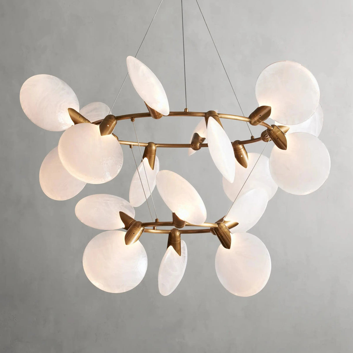 Lyla 2-Tiered Halo Chandelier
