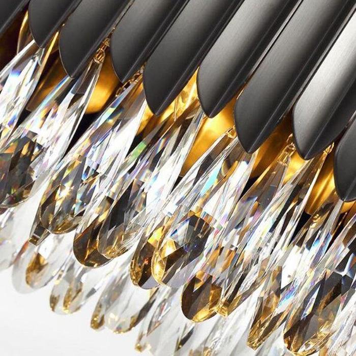 April Dining Room Chandelier Black