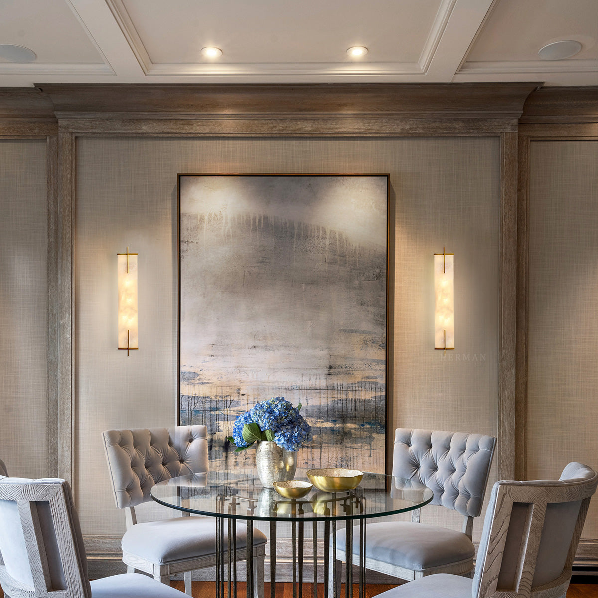 Beckett Alabaster Wall Sconce