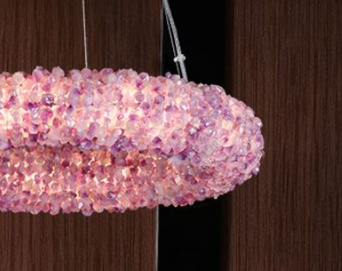 Purple Primary Crystal  Round Chandelier 20.5" 28.3" 36.2" 44"