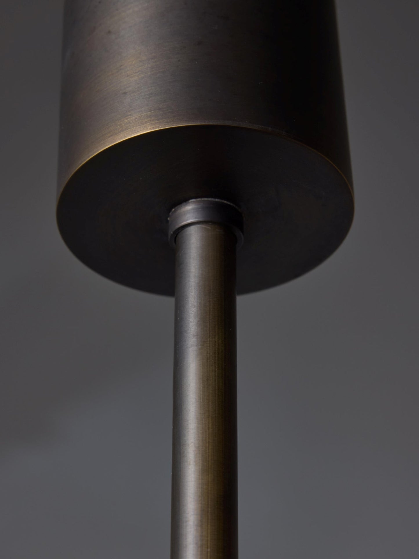 Brass and Alabaster Globes Asymmetrical Line Chandelier