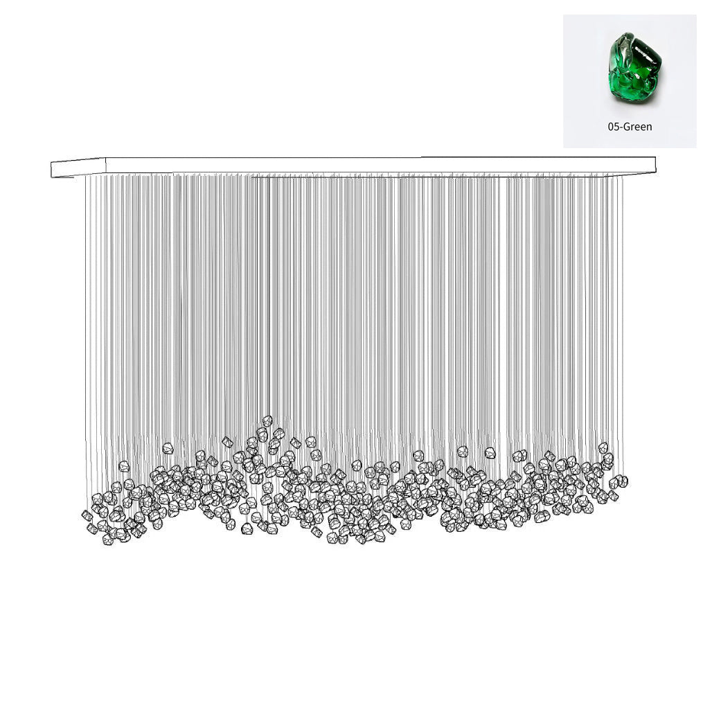 Crystal Stone Chandelier