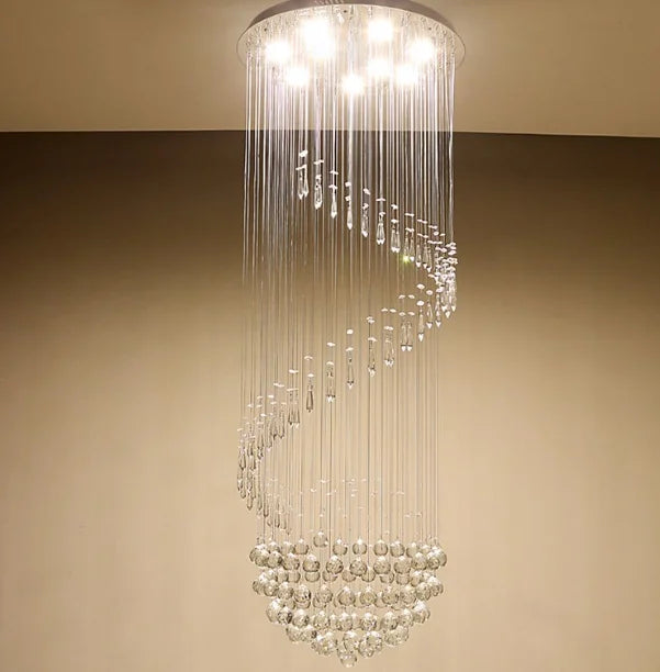 Modern Chandelier lighting low ceiling beads chain luxury lighting k9 crystal chandelier for hotel ETL82103