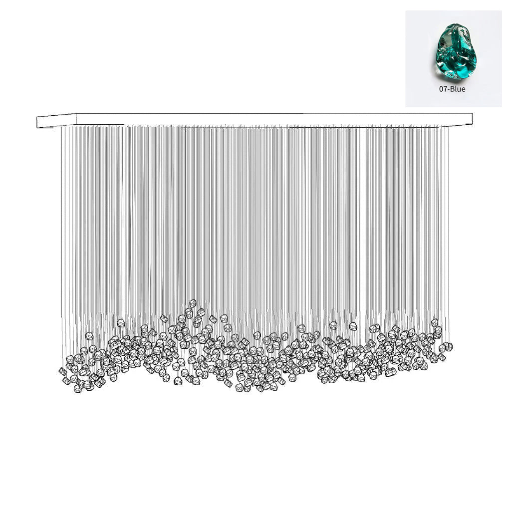 Crystal Stone Chandelier