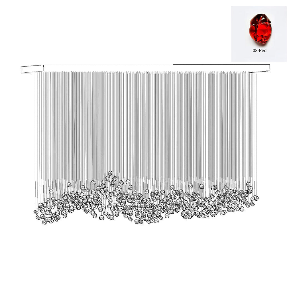 Crystal Stone Chandelier