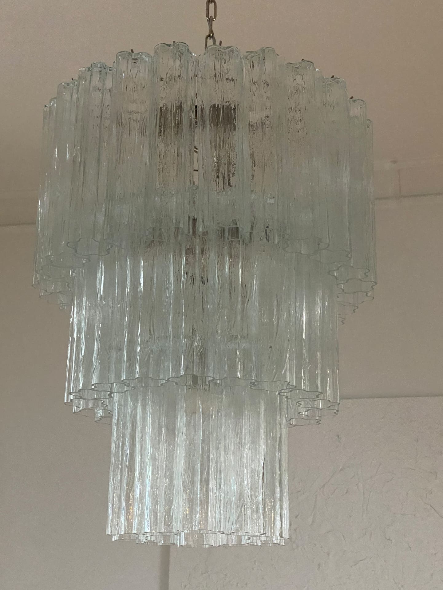 Murano Chandelier – 52 tubes – Transparent