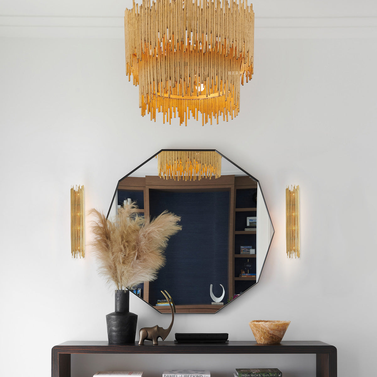 Althely 8 Lights  2-Tier Chandelier