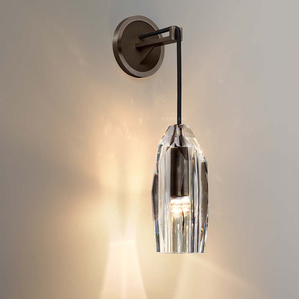 Chapt Crystal Shade Wall Sconce