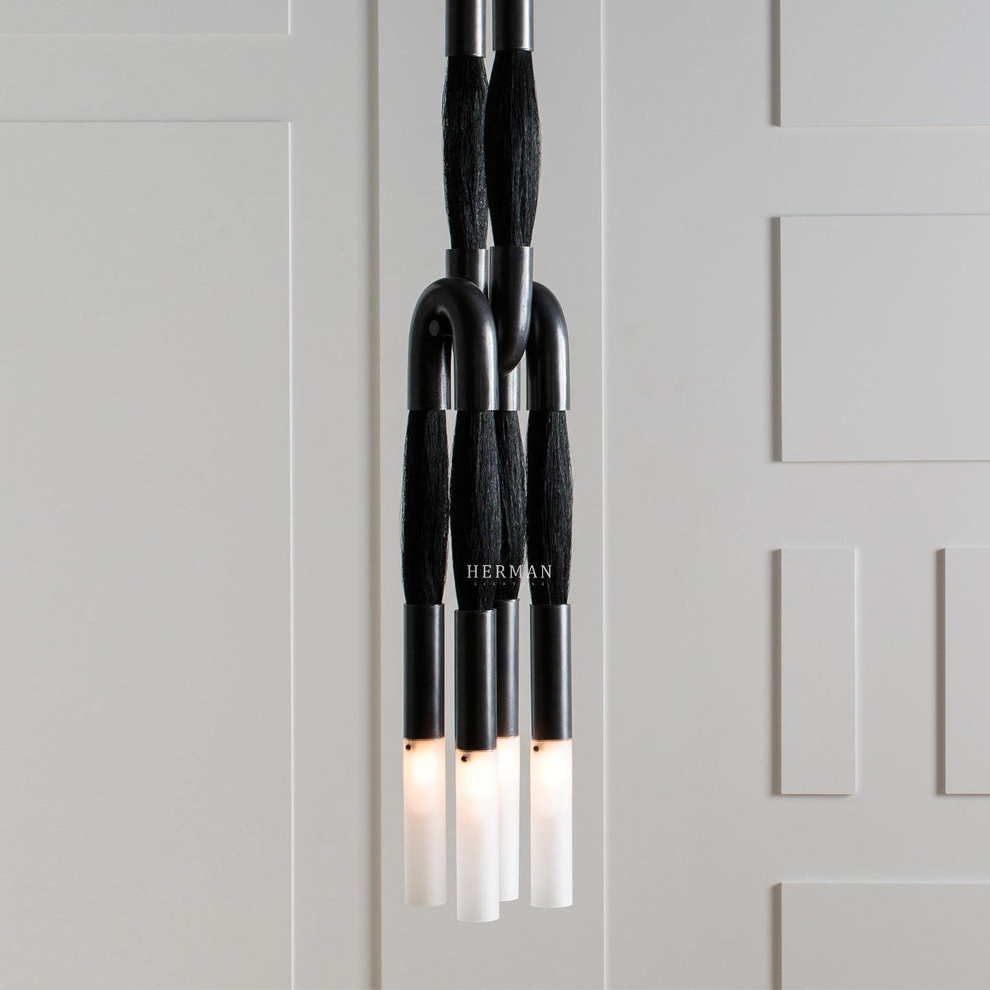 Heritage Horsehair 4-Light Pendant