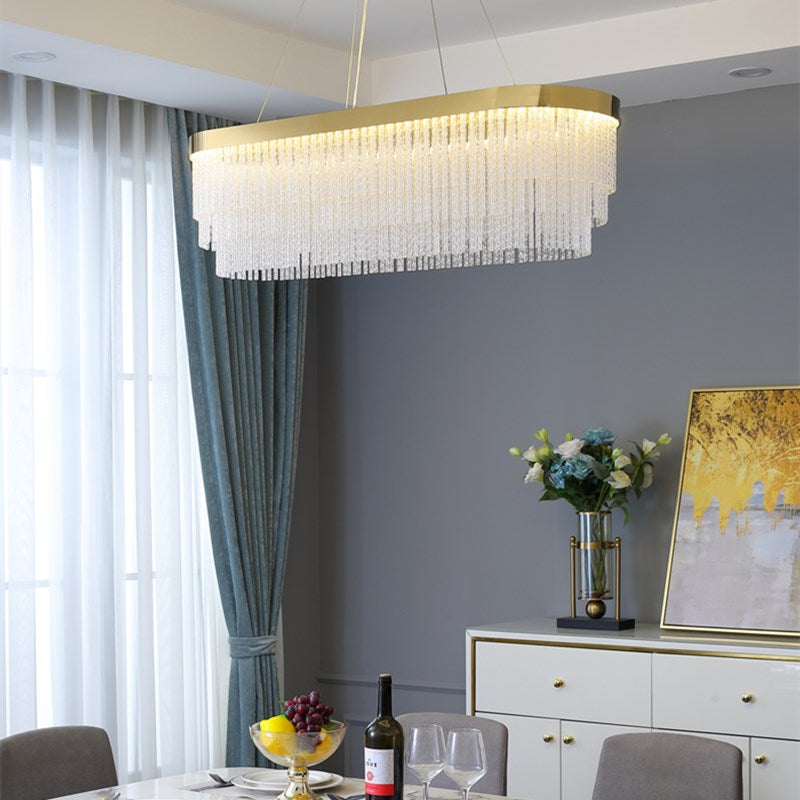 Iver Glass Modern Chandelier