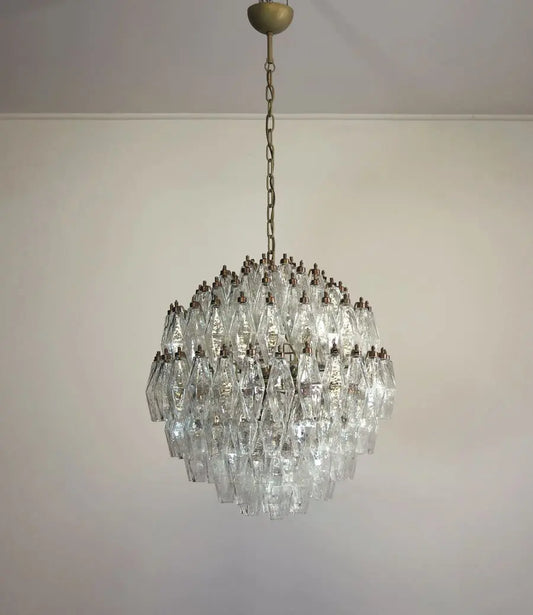 Murano Chandelier – 140 glasses – Transparent