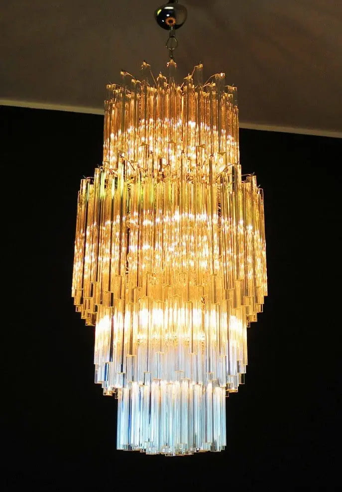 Murano Chandelier – 242 prisms – Transparent