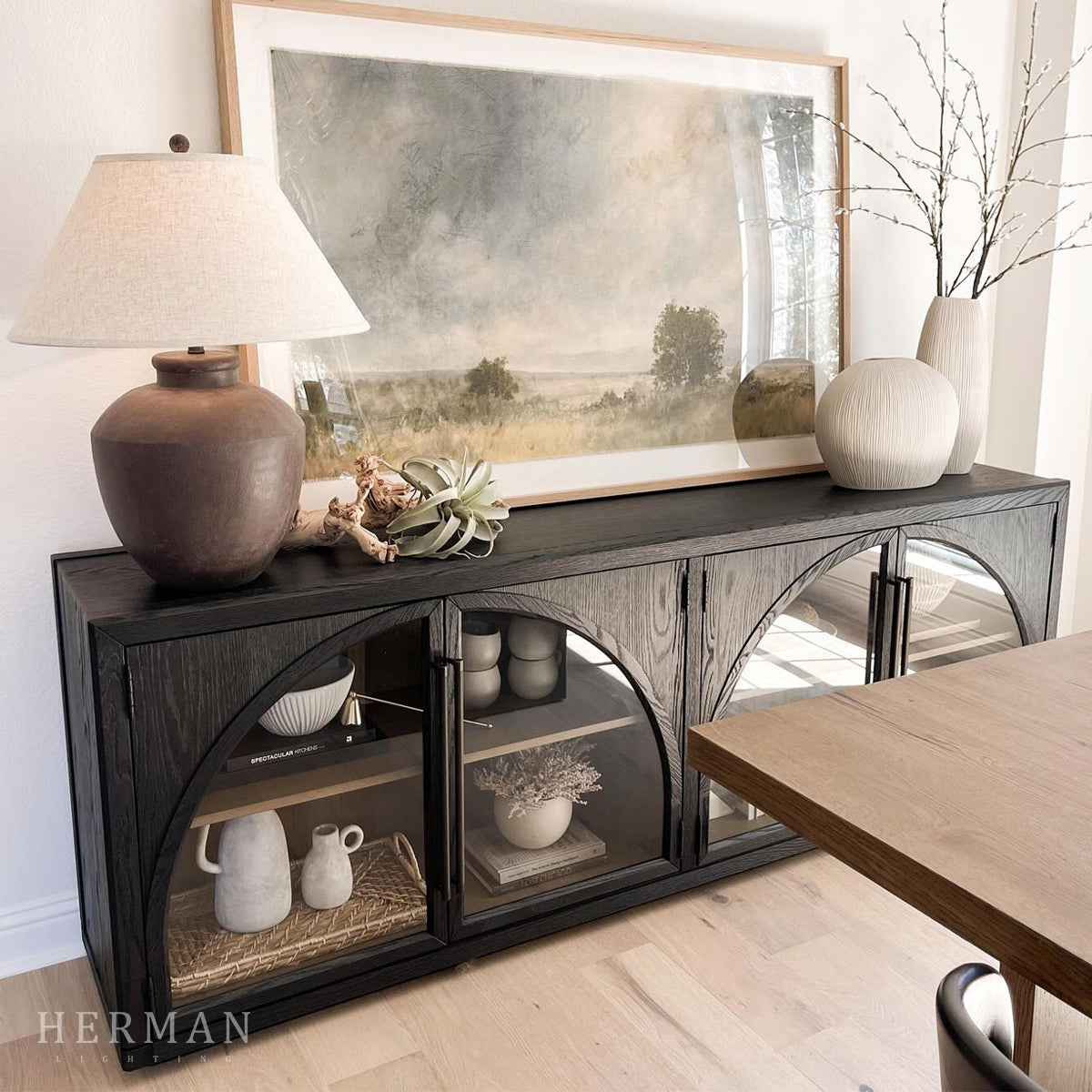 Hattie Sideboard in Oak 70"W 90"W