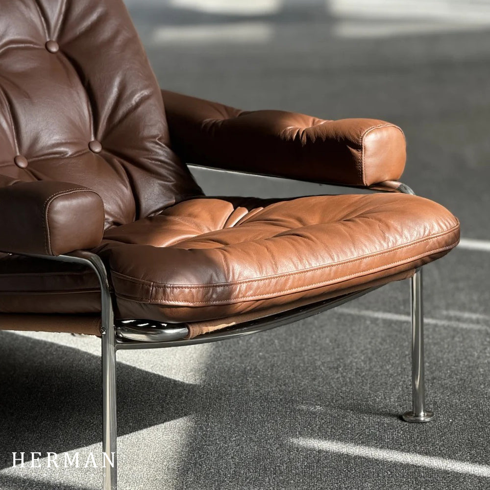 Scandinavian modern easy chairs