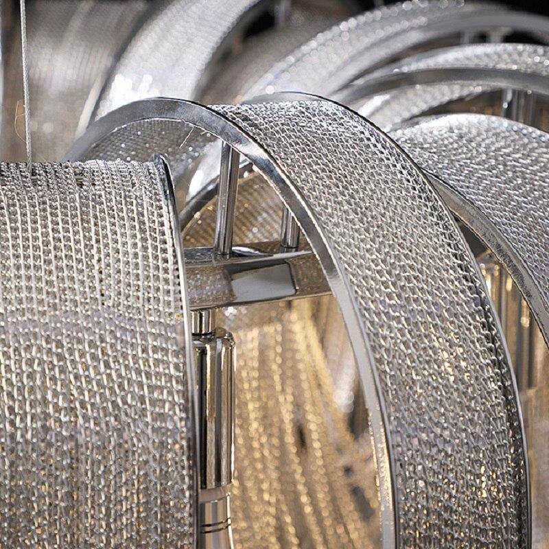 Cadena Aluminum Chain Tassel Chandelier