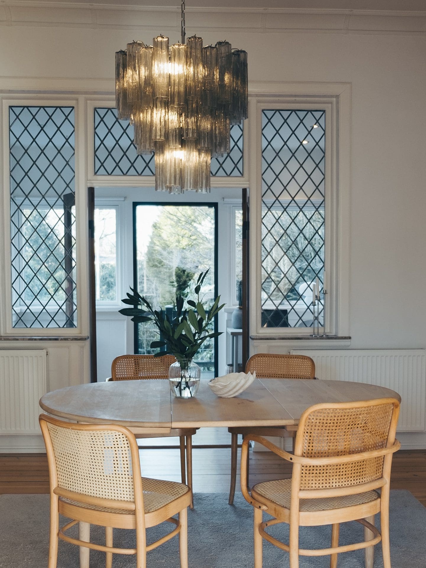 Murano Chandelier – 48 tubes – Smoked