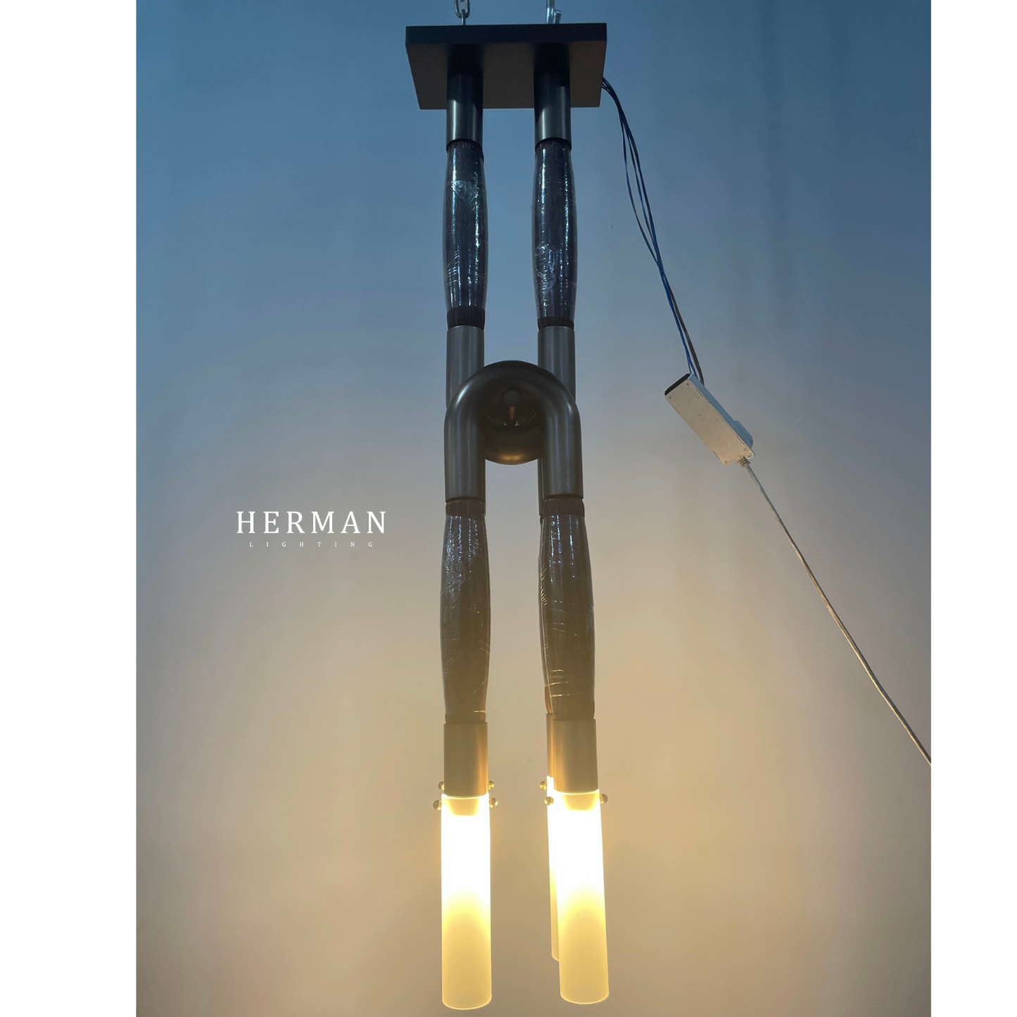 Heritage Horsehair 4-Light Pendant