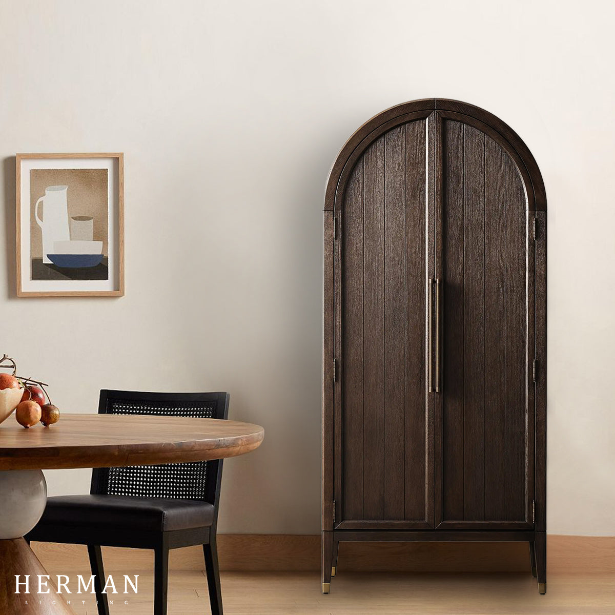 Hattie Accent Cabinet in Oak 36"W 46"W