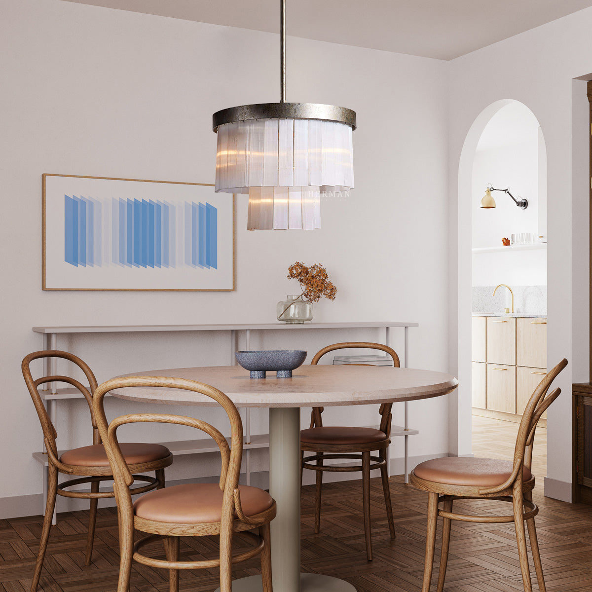 Adam Round Multi-tier Chandelier