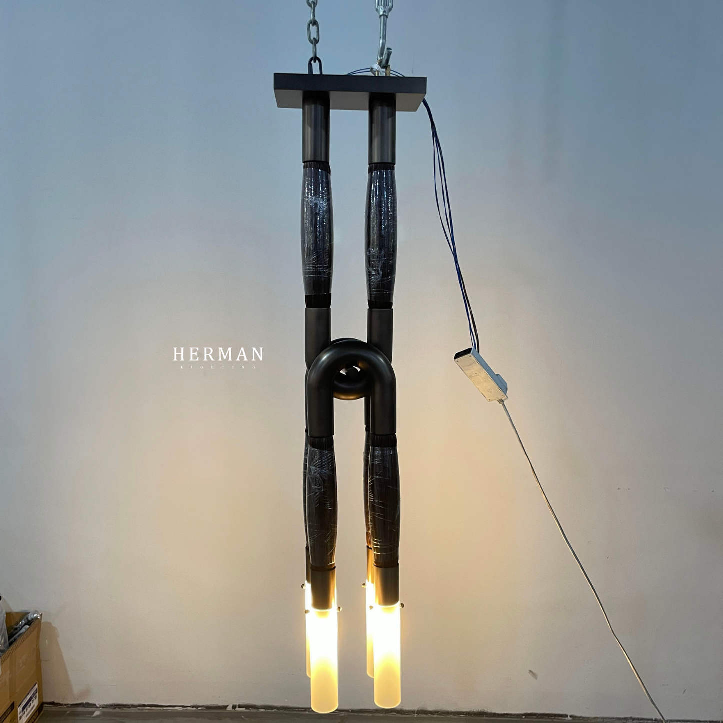 Heritage Horsehair 4-Light Pendant