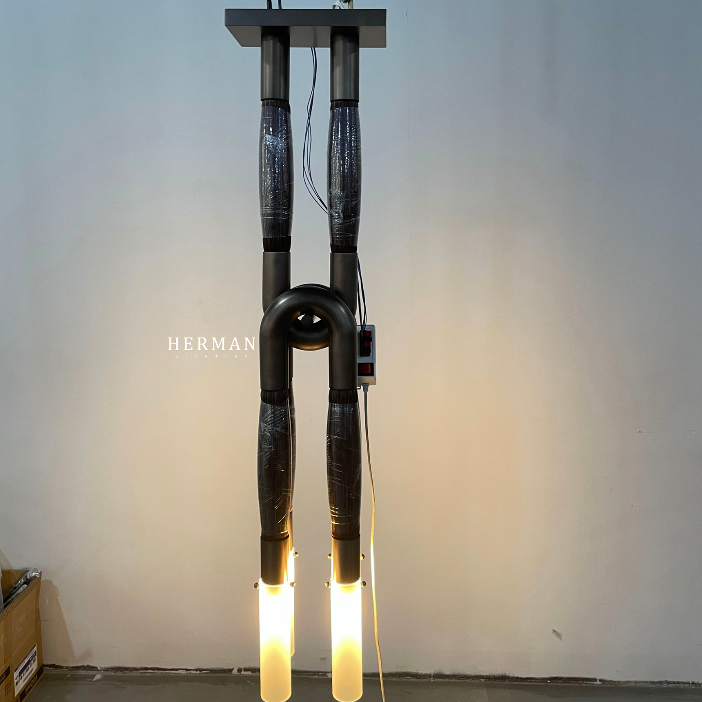 Heritage Horsehair 4-Light Pendant