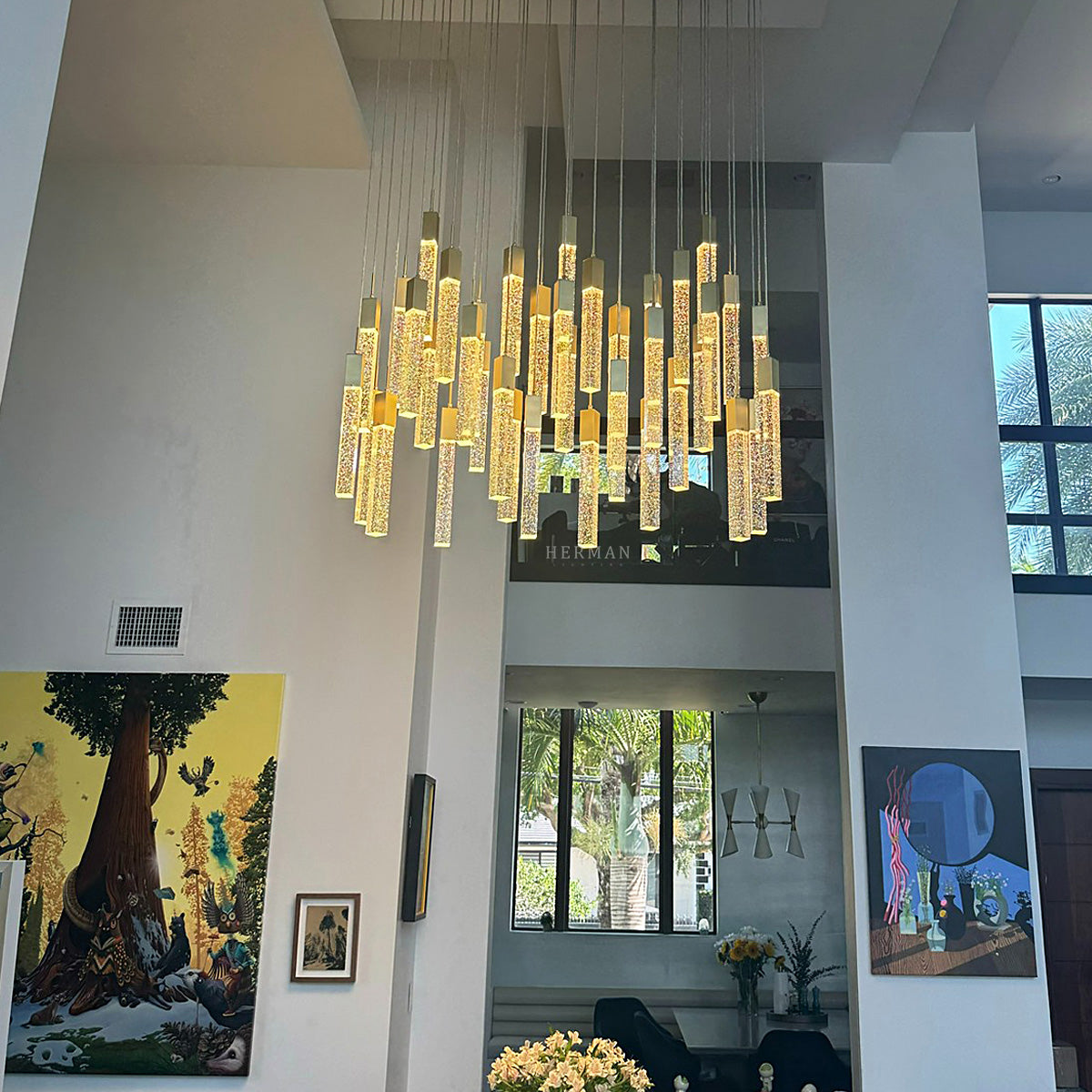 Sparkling Night Chandelier // XL 10 Light