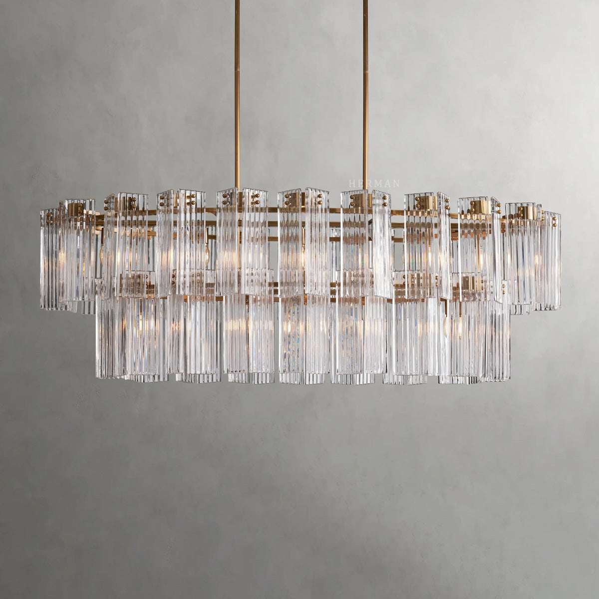 Delsie Oval 51" Chandelier