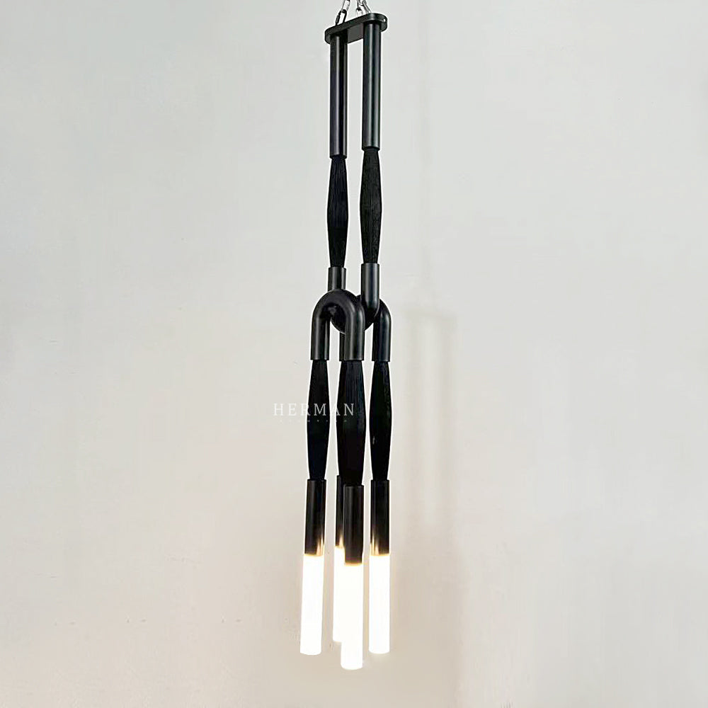 Heritage Horsehair 4-Light Pendant