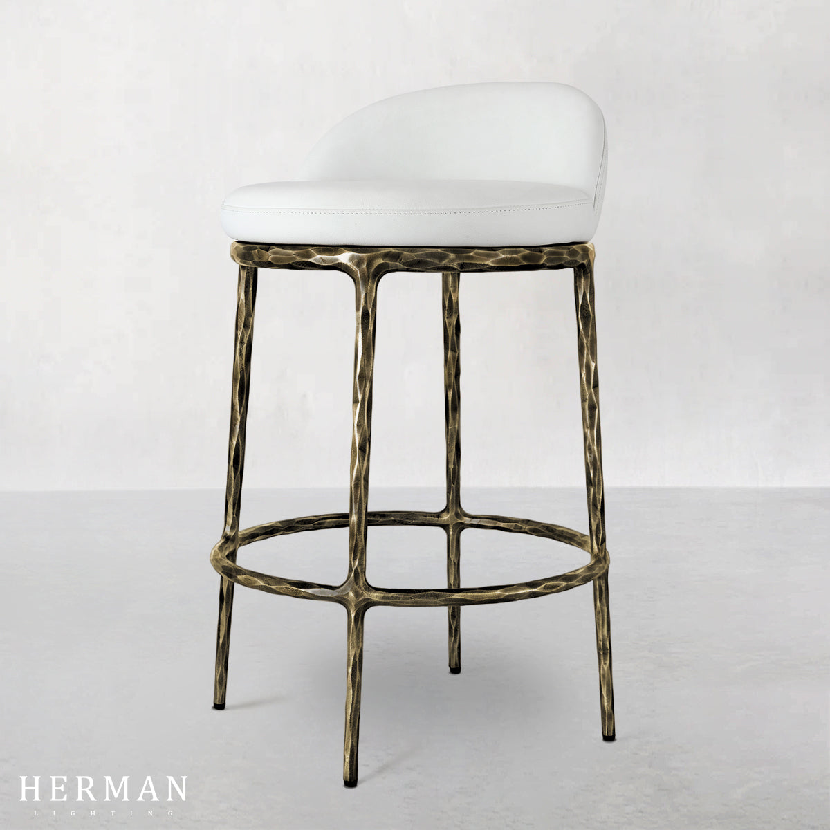 Thaddeus Bar Swivel Counter Stool