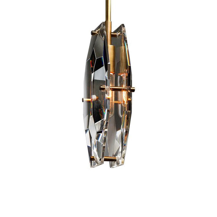 Caro Multi-faceted Crystal Pendant Light