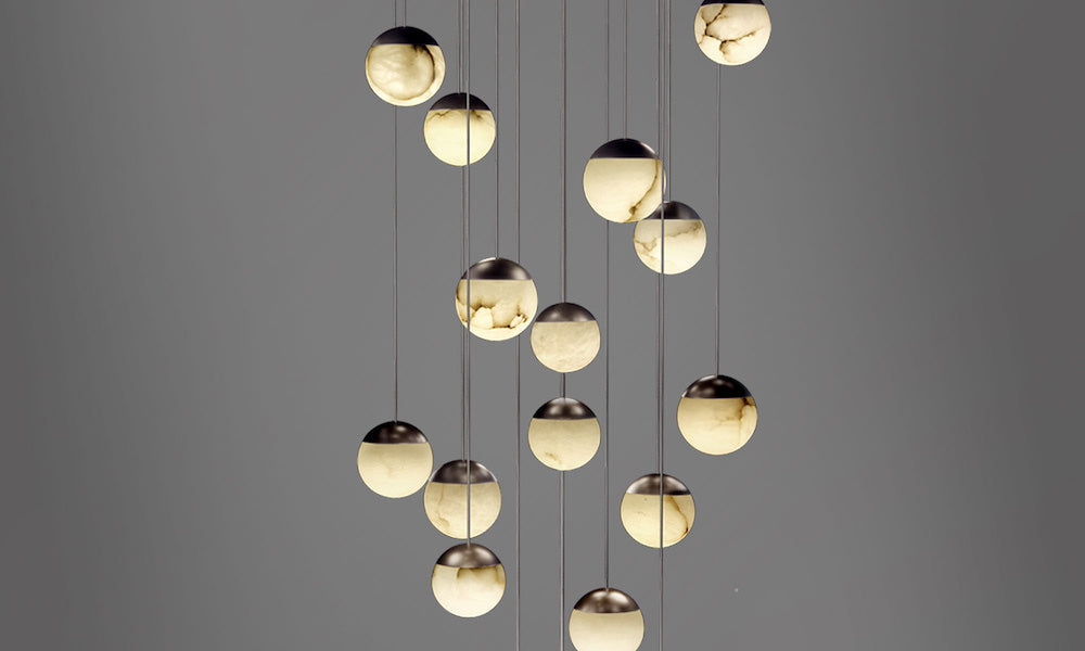 Calli 18 alabaster pendant