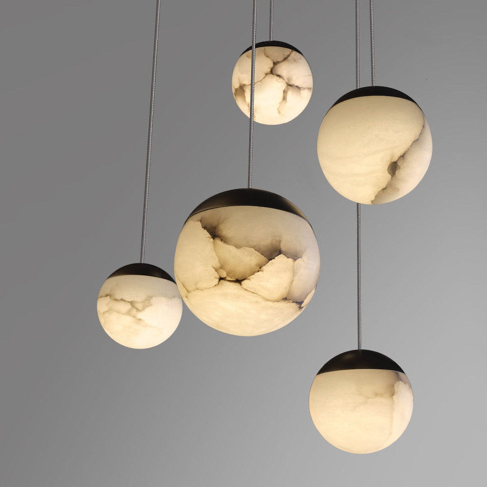 Calli 5 alabaster pendant