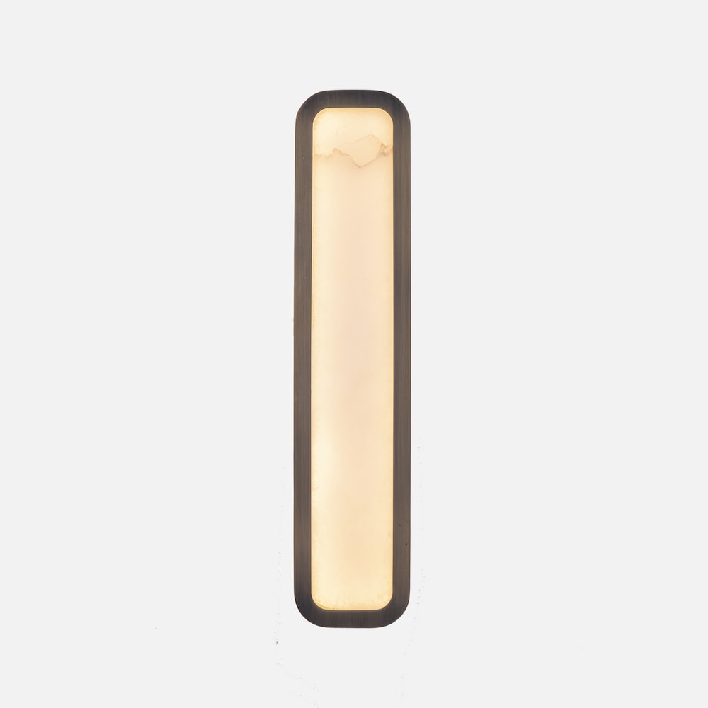 Hublot alabaster wall sconce