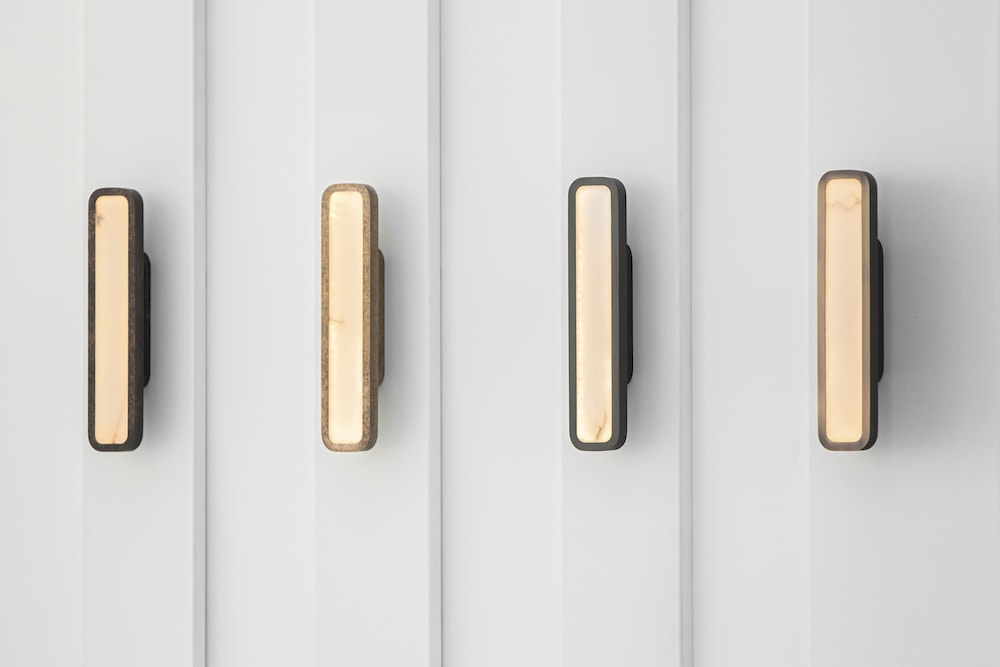 Hublot alabaster wall sconce