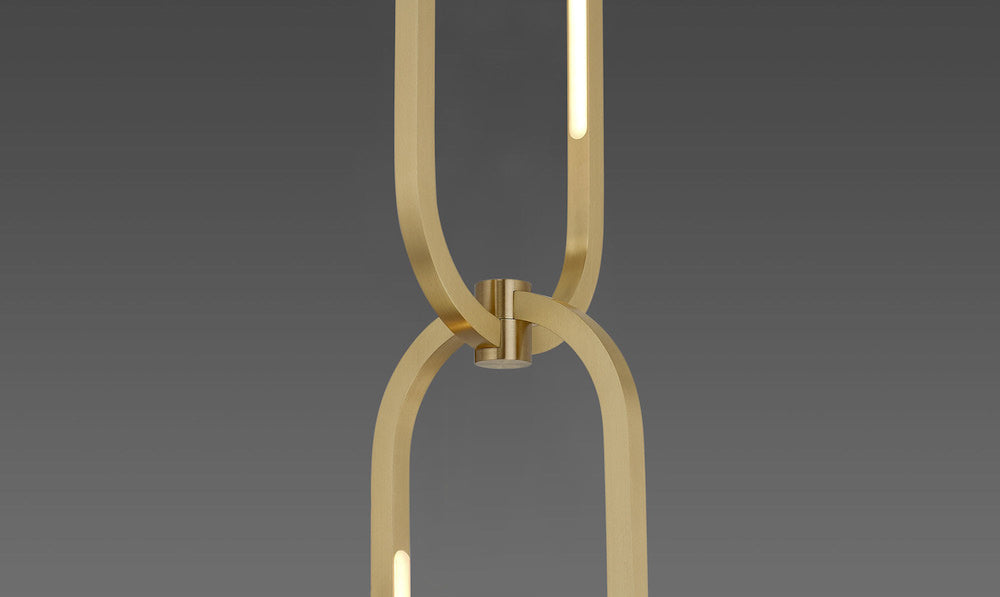 Oval single chanin pendant