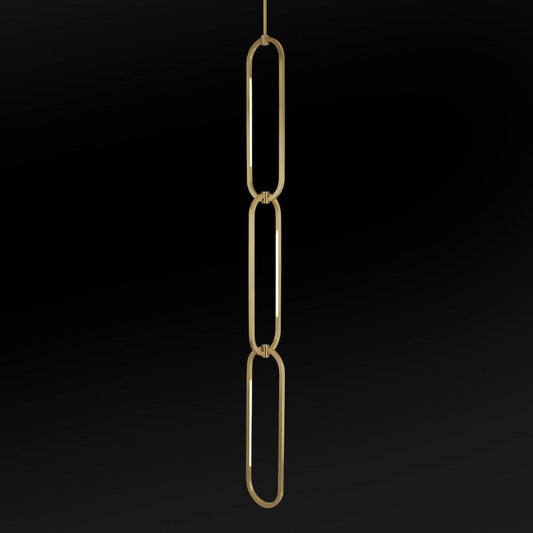 Oval single chanin pendant