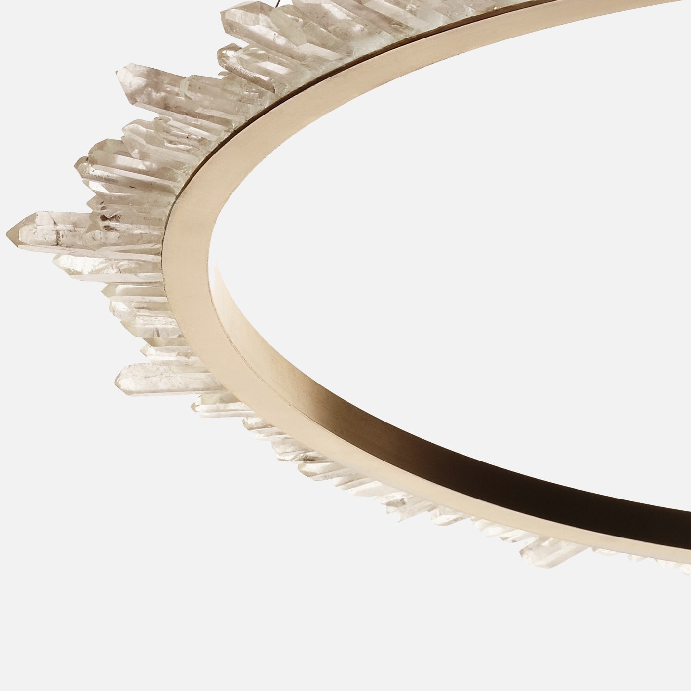 Ring Quartz Chandelier