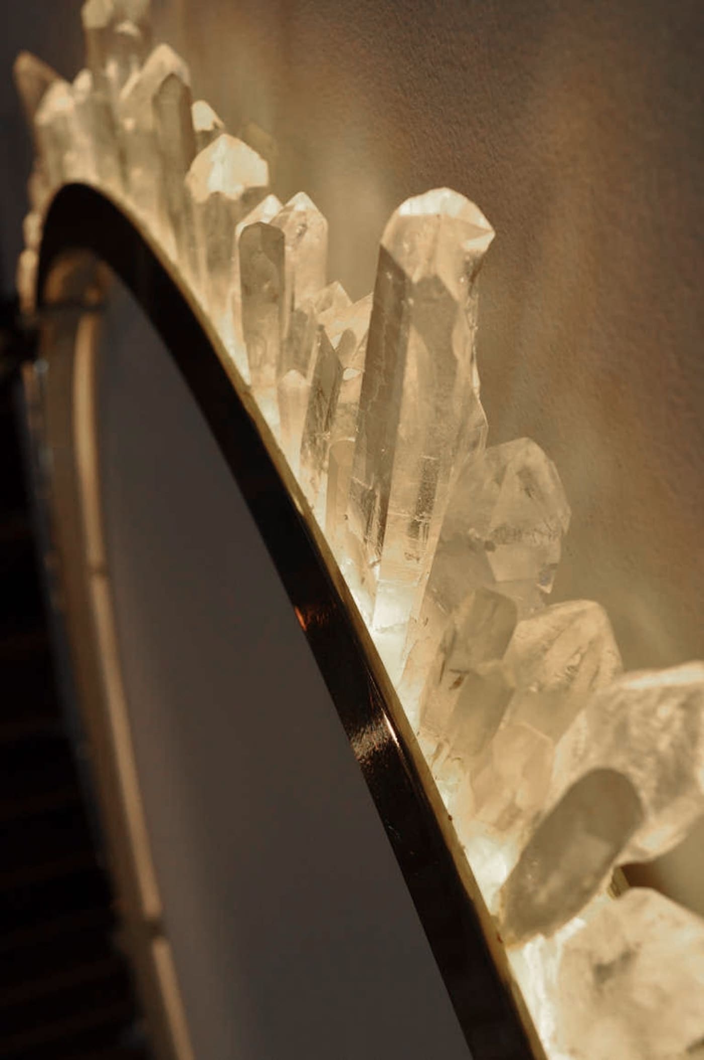 Ring Quartz Chandelier