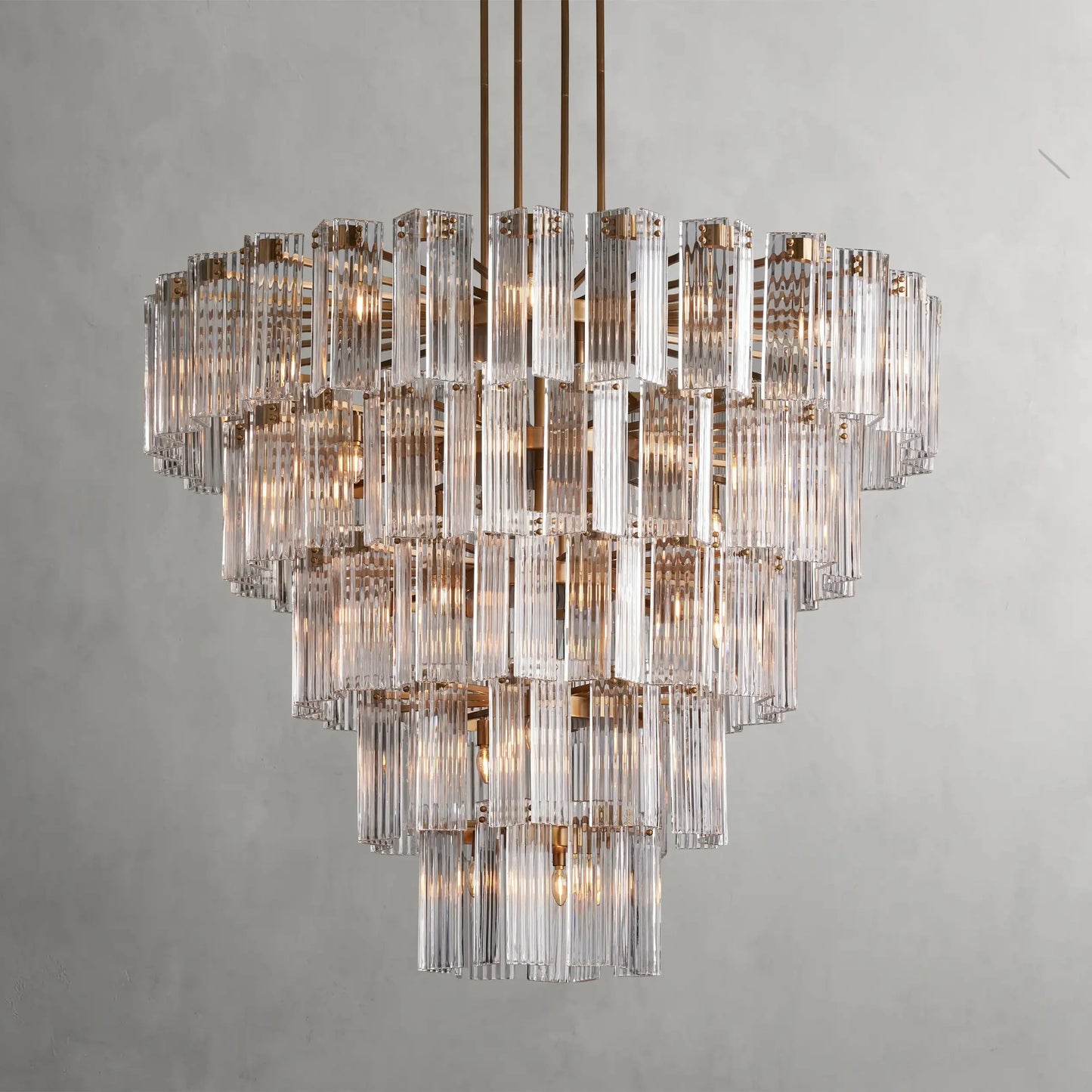 Delsie Round Chandelier 38'' 48'' 60''