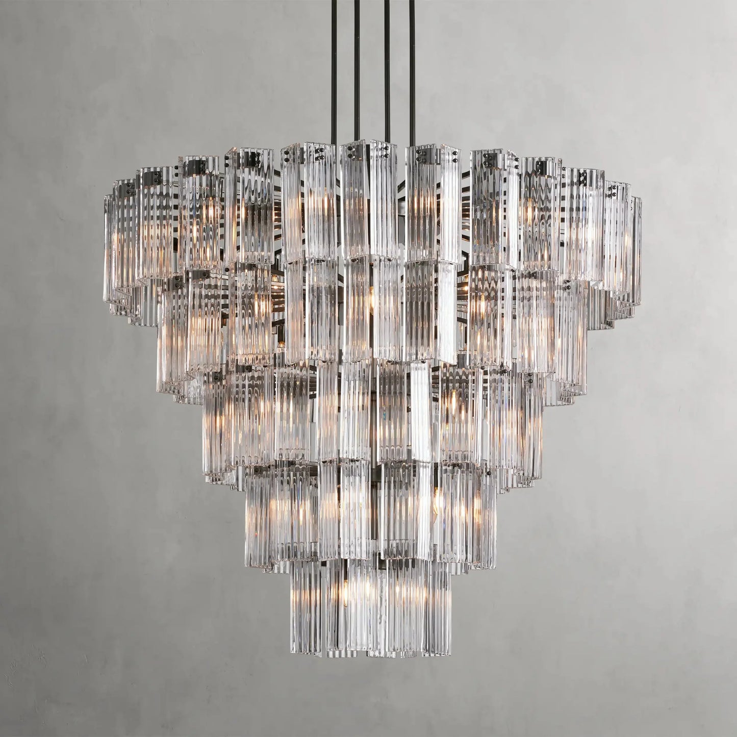 Delsie Round Chandelier 38'' 48'' 60''