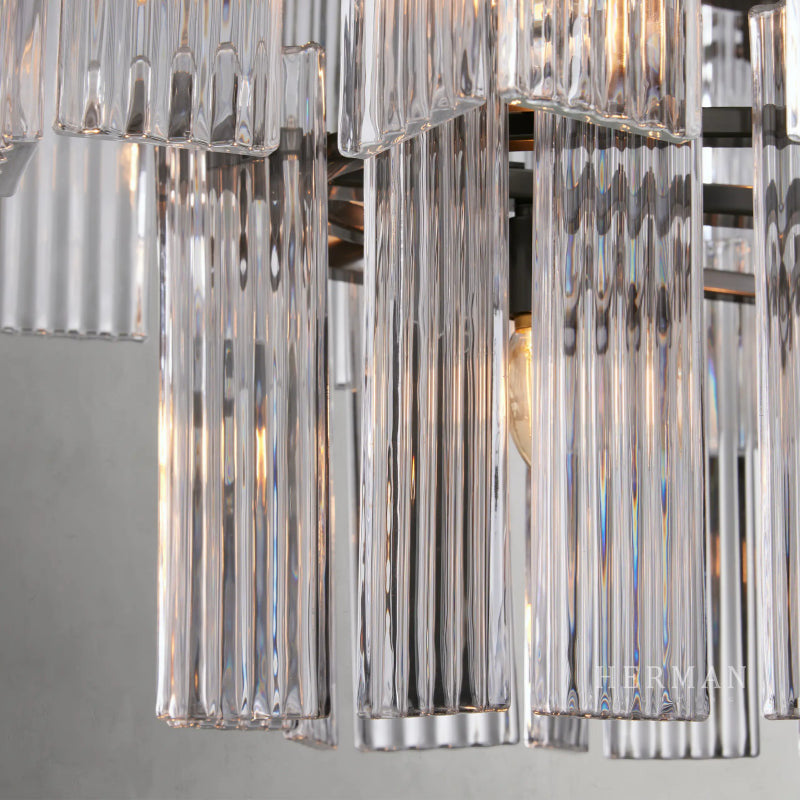 Delsie Round Chandelier 38'' 48'' 60''