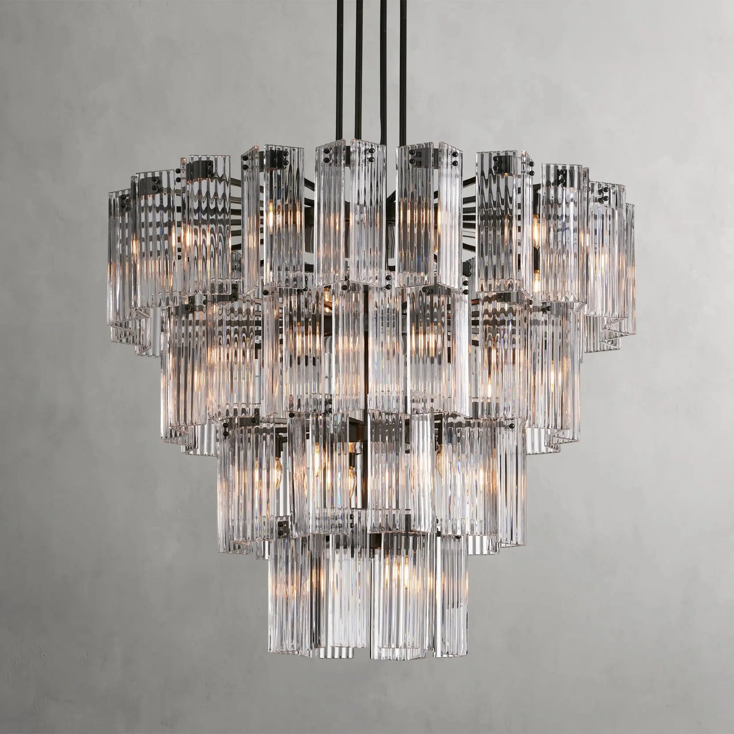 Delsie Round Chandelier 38'' 48'' 60''