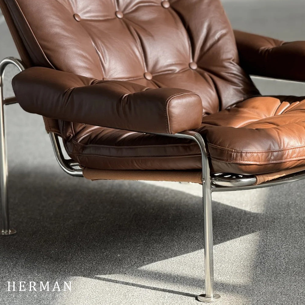 Scandinavian modern easy chairs