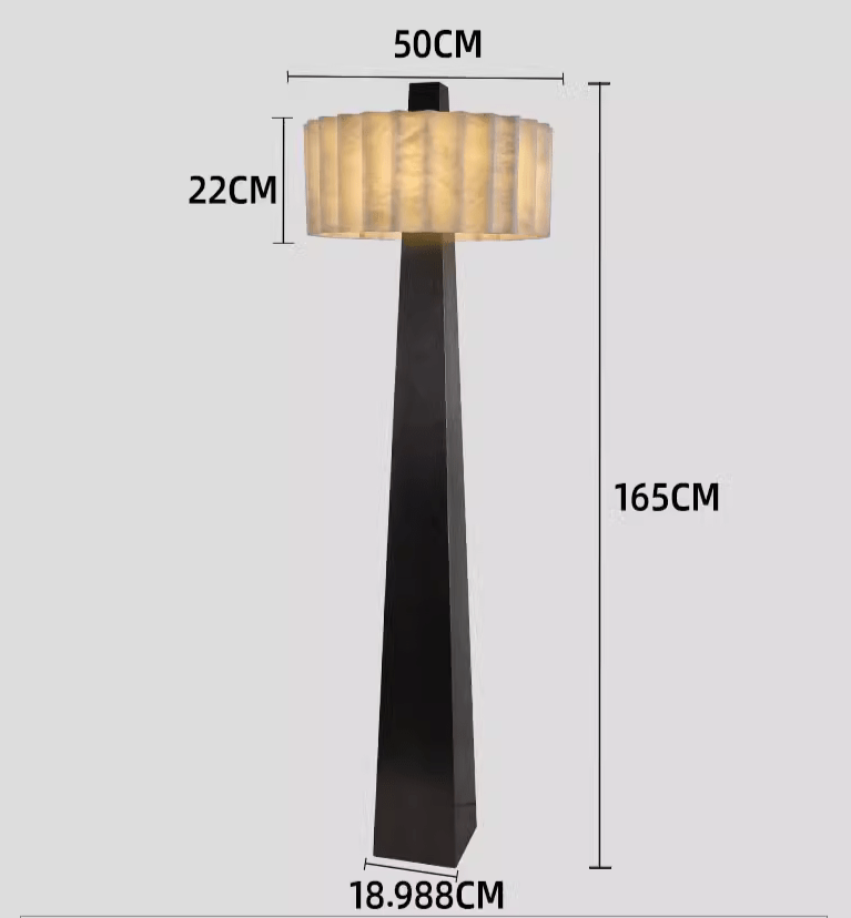 Alabaster Pantheon Floor Lamp