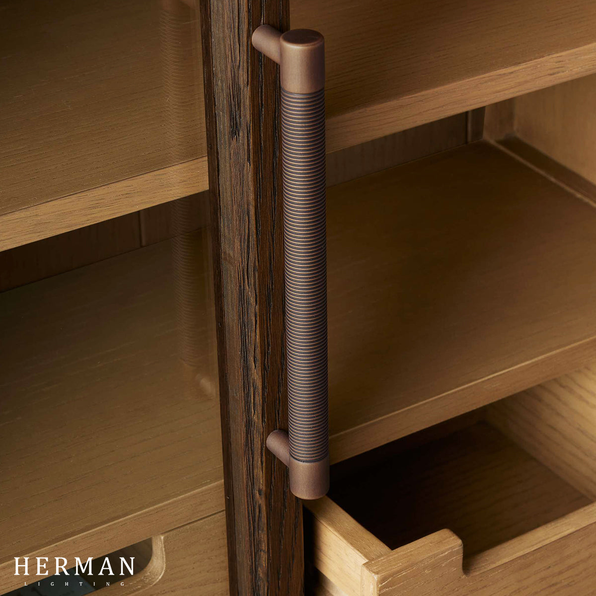 Hattie Wall Mounted Cabinet in Oak 24"W