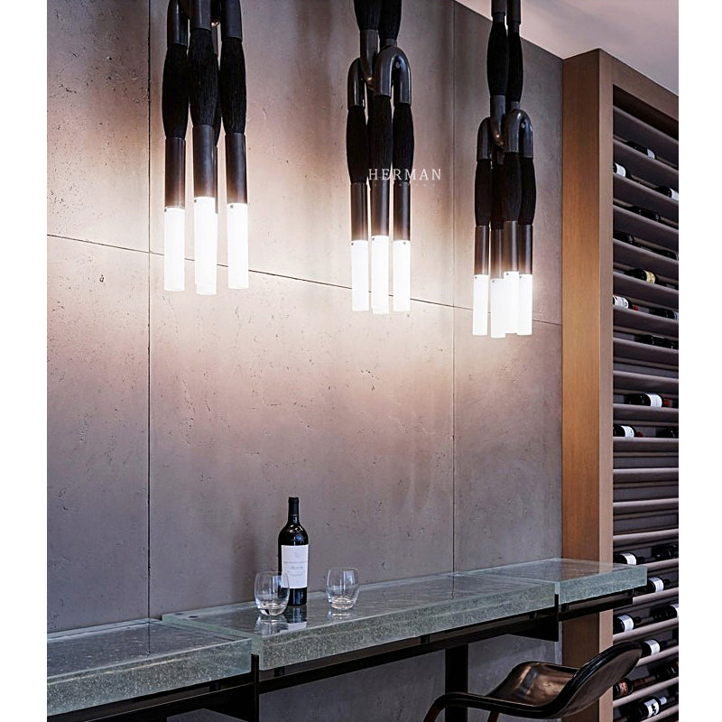 Heritage Horsehair 4-Light Pendant