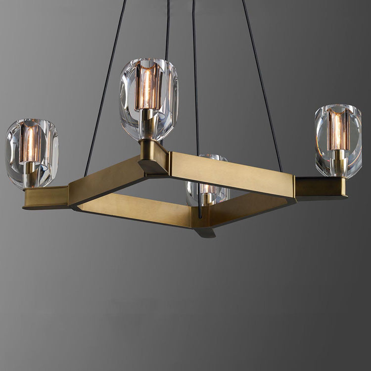 Conso Crystal Square Chandelier