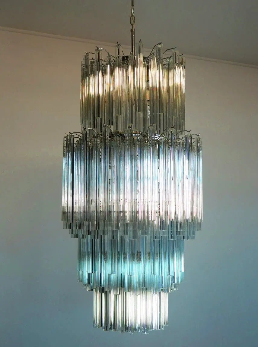 Murano Chandelier – 242 prisms – Transparent