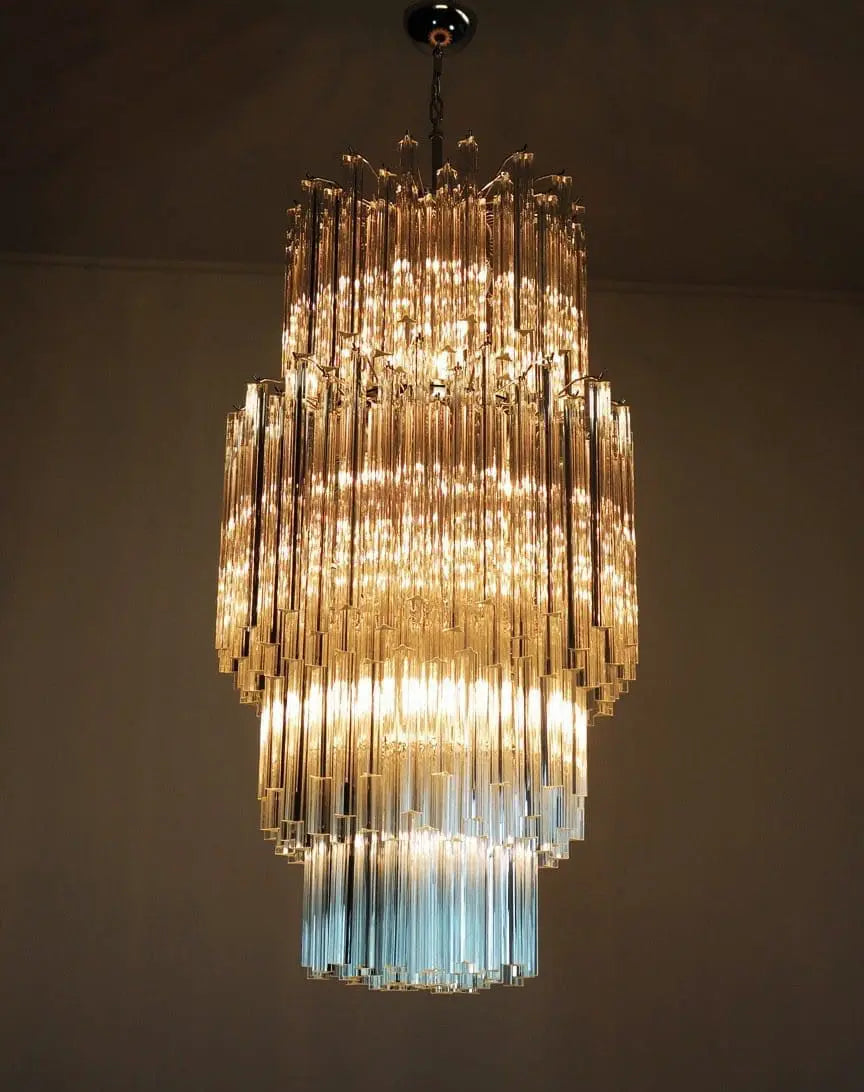 Murano Chandelier – 242 prisms – Transparent