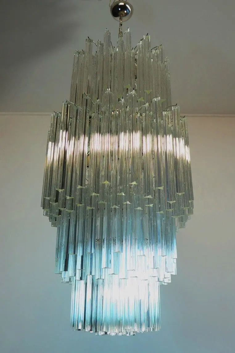 Murano Chandelier – 242 prisms – Transparent
